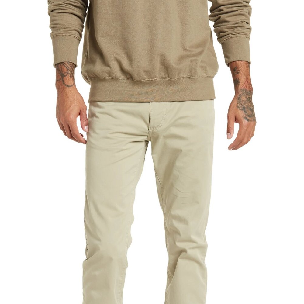 Dl1961 Nick Twill 38x34 Sand Stone Slim Leg Jeans